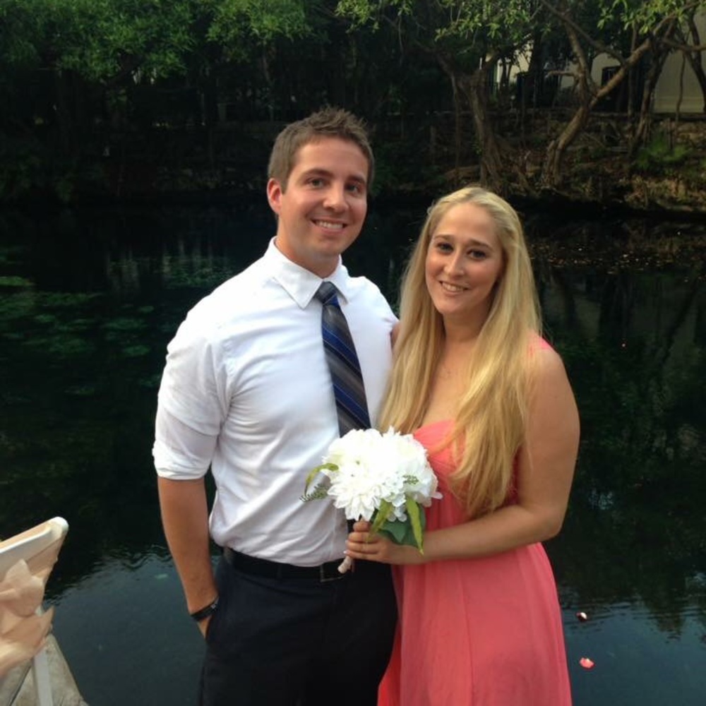 Coral David’s Bridal Long Bridesmaid Dress